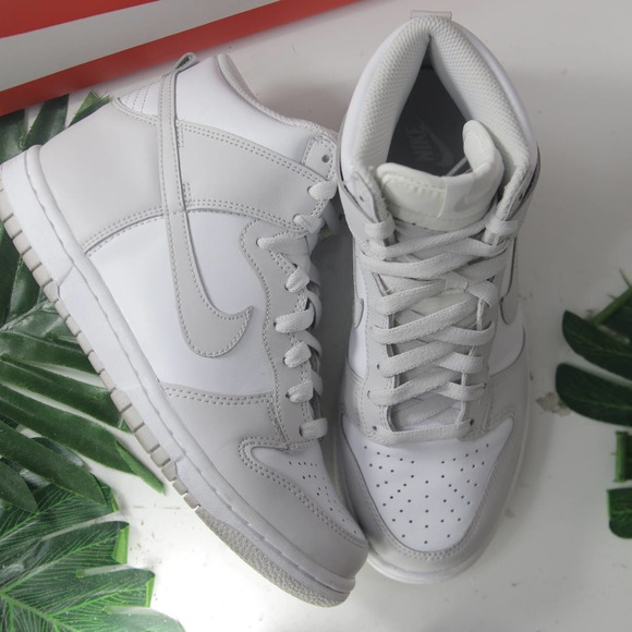 Nike Shoes - Nike Dunk High Gray White Women's Sneakers 002853 size 5.5youth/7womens